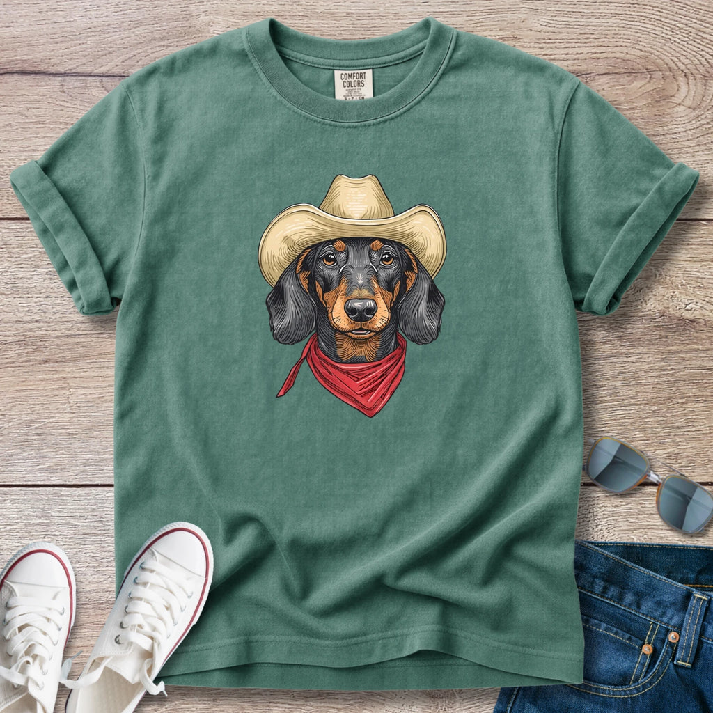 Holding Down the Ranch Dachshund T-Shirt