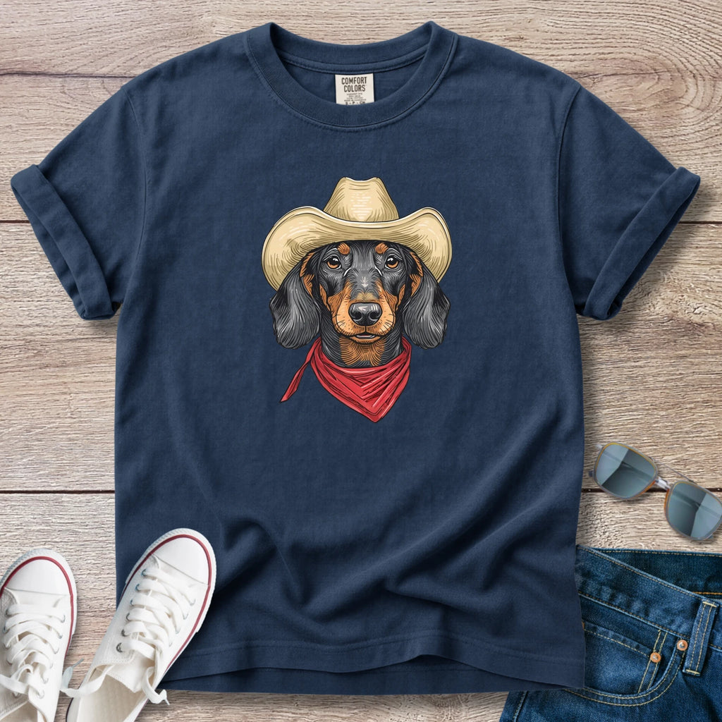 Holding Down the Ranch Dachshund T-Shirt