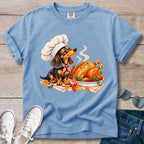 Dachshund Thanksgiving Chef T-shirt
