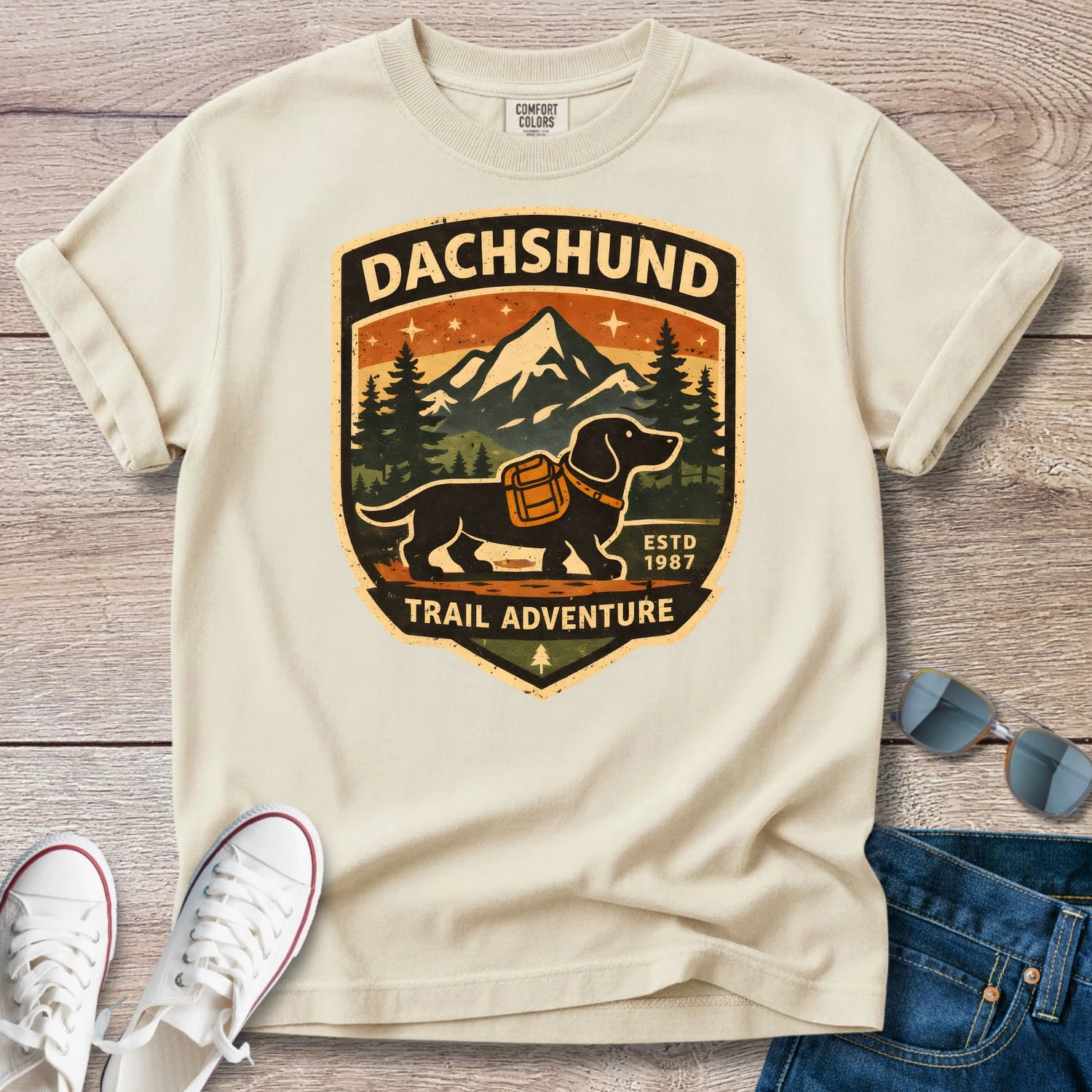 Dachshund Trail Adventure T-Shirt