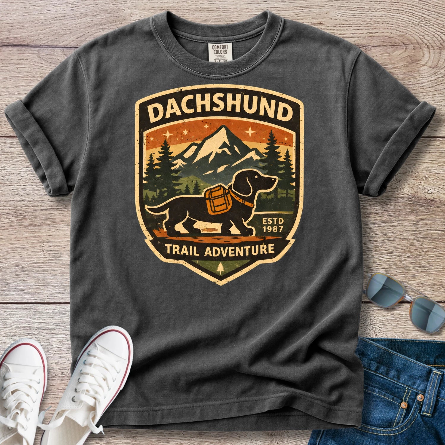 Dachshund Trail Adventure T-Shirt