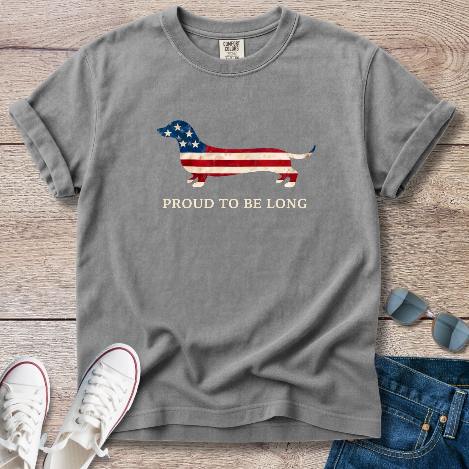 Proud US Dachshund T-Shirt