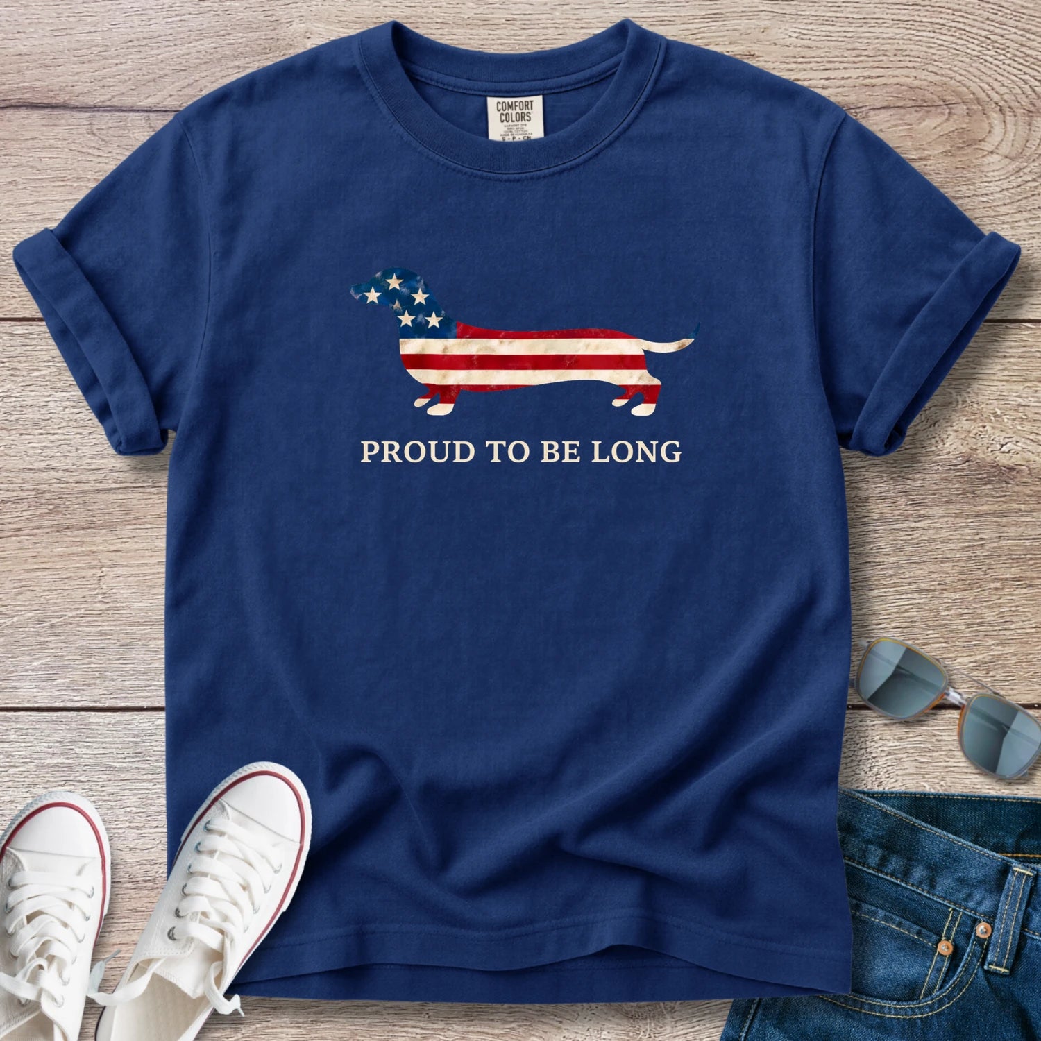 Proud US Dachshund T-Shirt