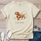 Dachshund Daily Walks T-Shirt