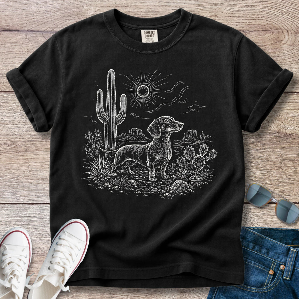 Desert Hikes -Dachshund T-Shirt