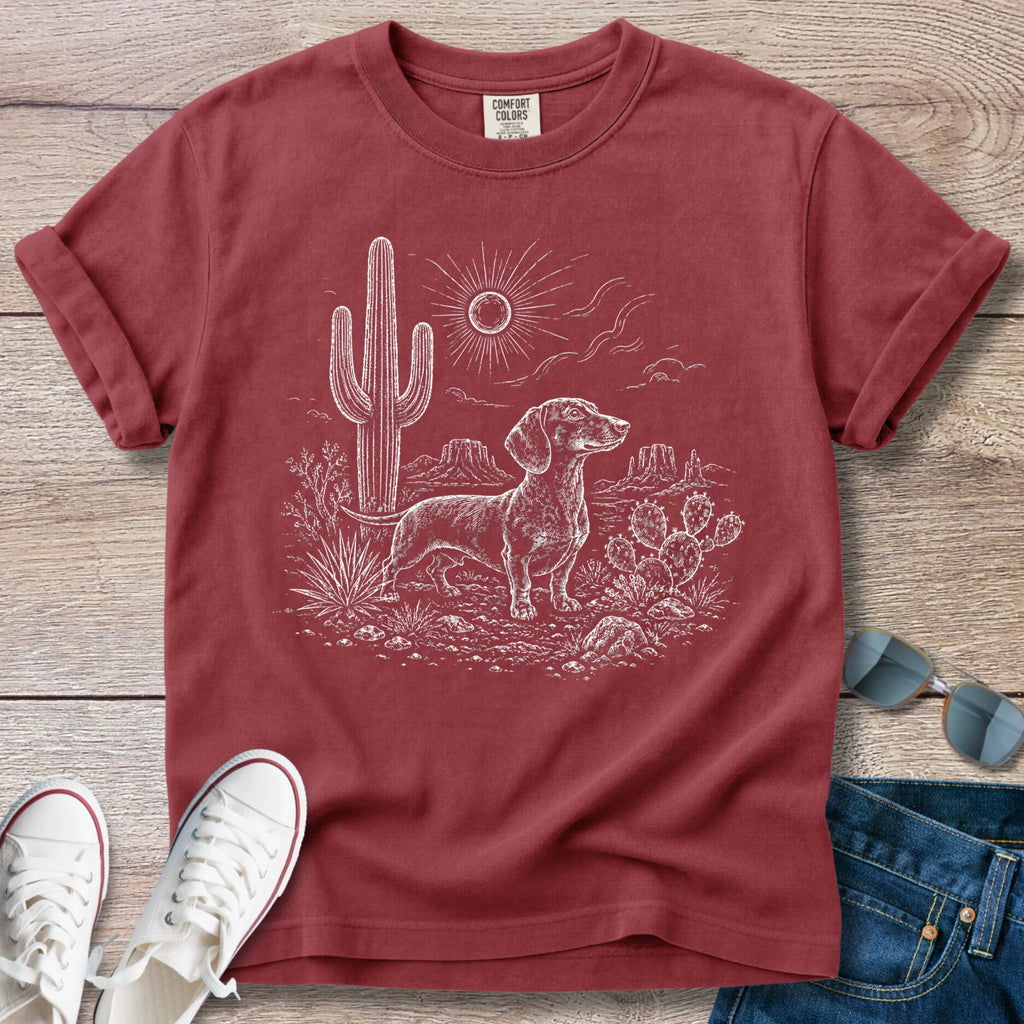 Desert Hikes -Dachshund T-Shirt