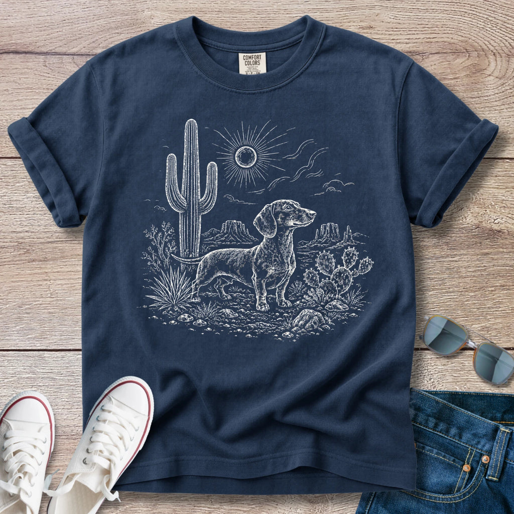 Desert Hikes -Dachshund T-Shirt