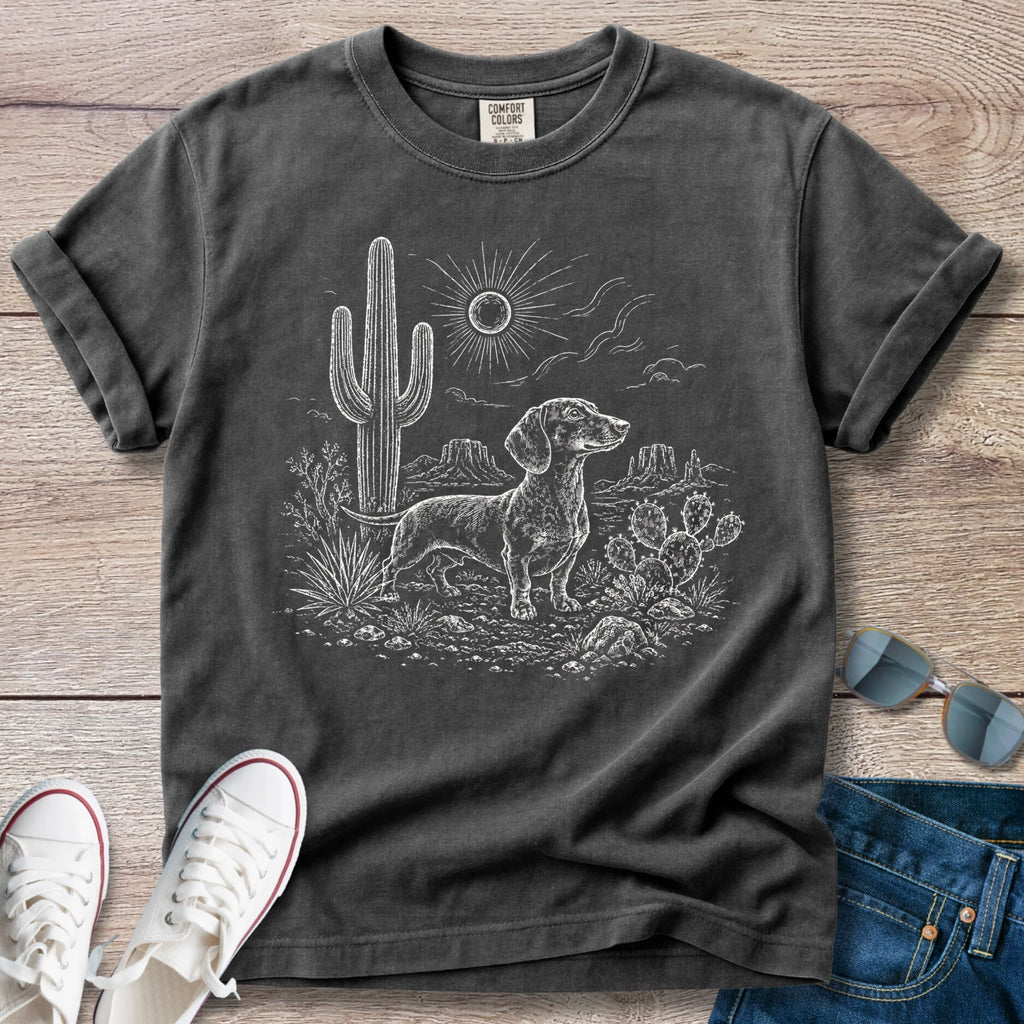 Desert Hikes -Dachshund T-Shirt