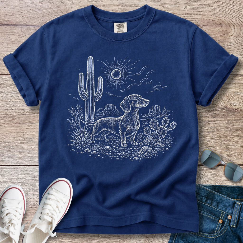 Desert Hikes -Dachshund T-Shirt