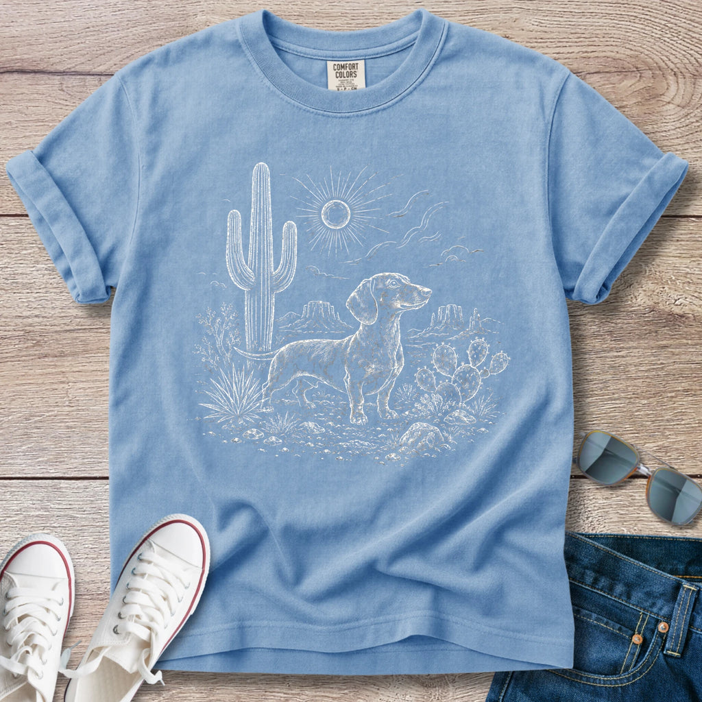 Desert Hikes -Dachshund T-Shirt