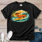 Dex the Surfing Dachshund T-Shirt