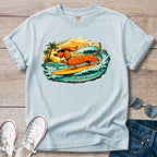 Dex the Surfing Dachshund T-Shirt