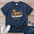 Dachshund Daily Walks T-Shirt