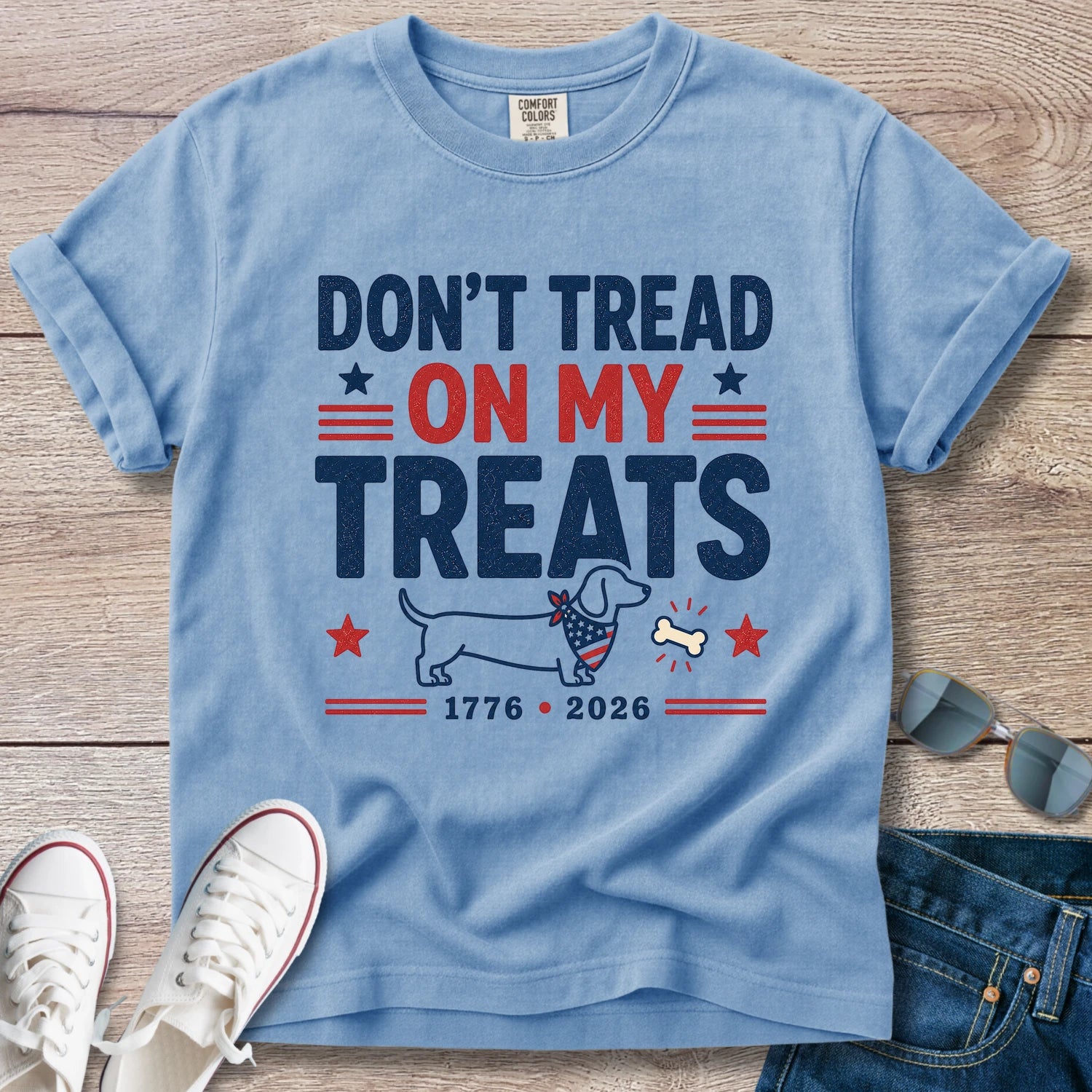 Don't Tread on My Treats - Dachshund T-shirt