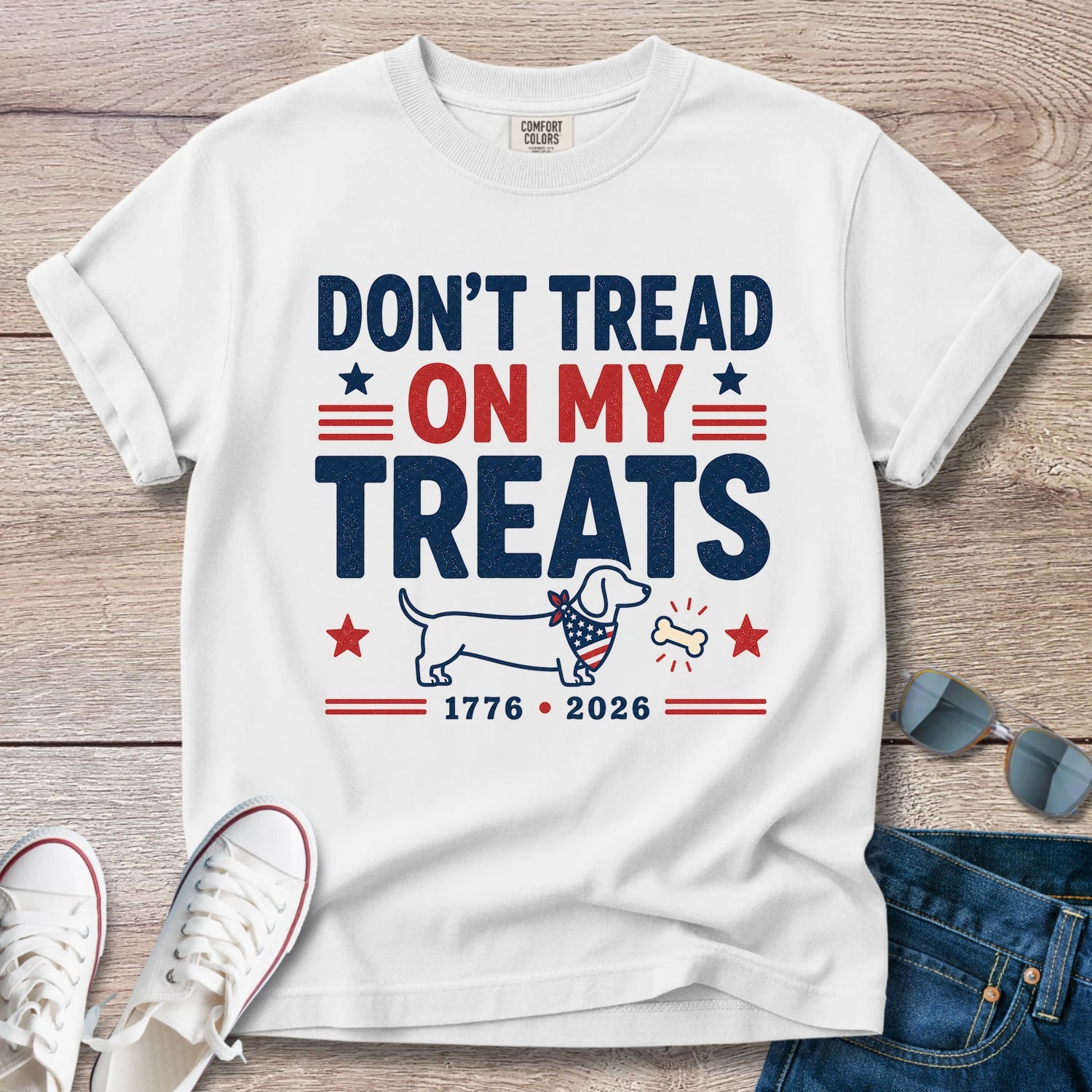 Don't Tread on My Treats - Dachshund T-shirt