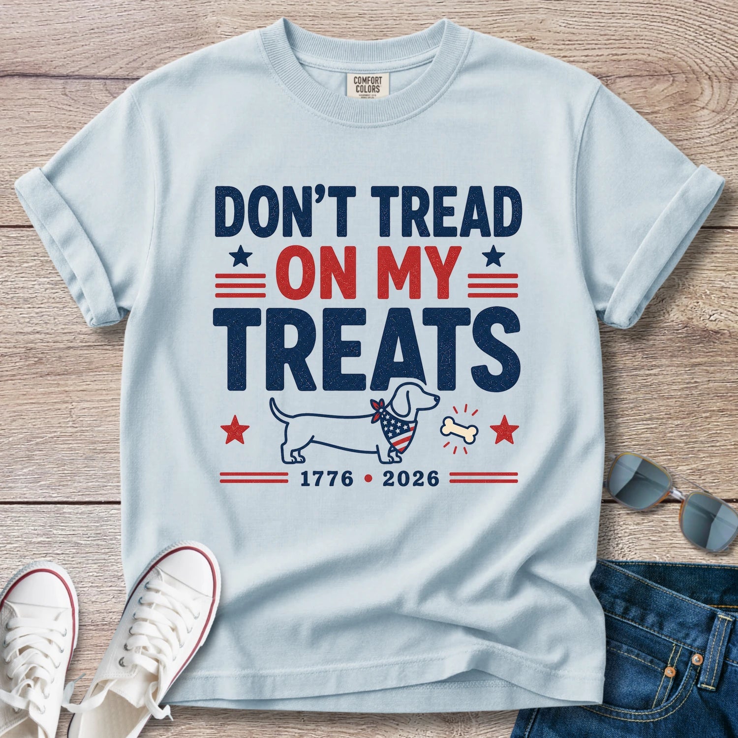 Don't Tread on My Treats - Dachshund T-shirt