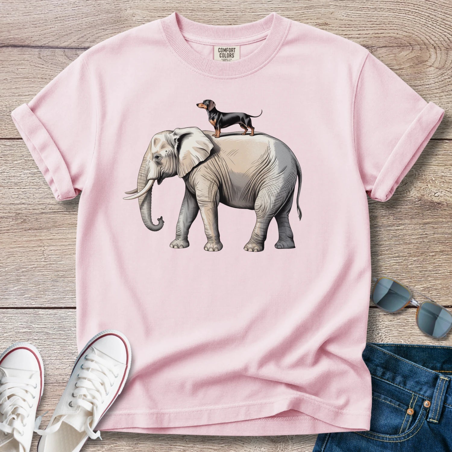 Doxie's Pet Elephant