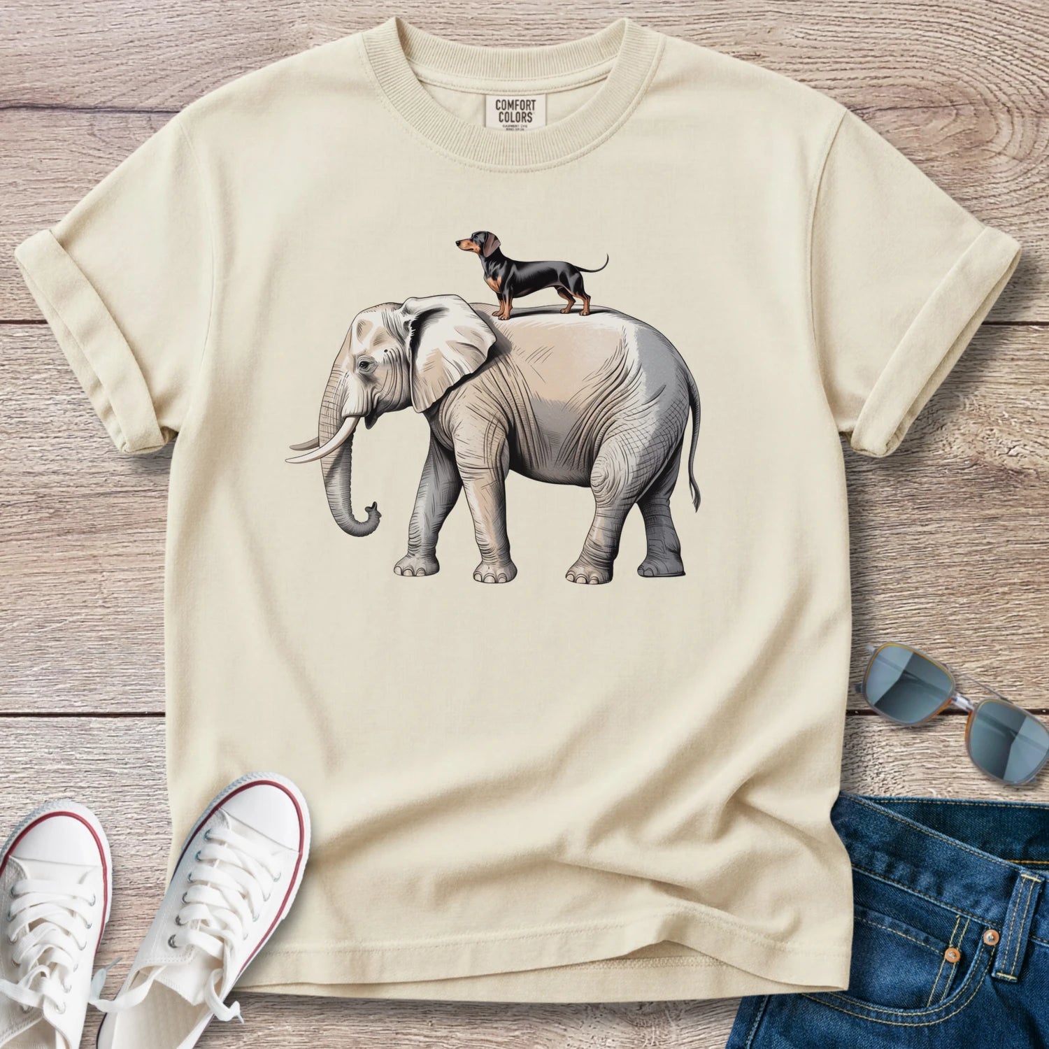Doxie's Pet Elephant