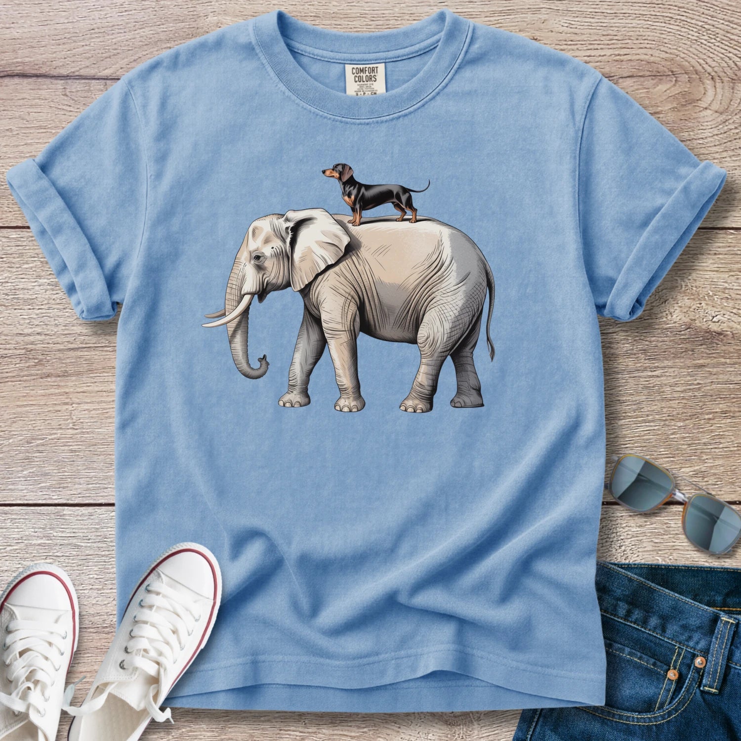 Doxie's Pet Elephant