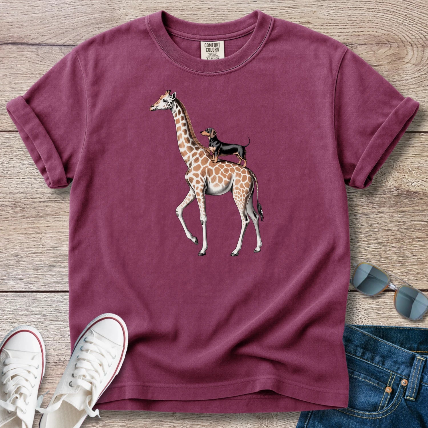 My Giraffe Dachshund T-Shirt