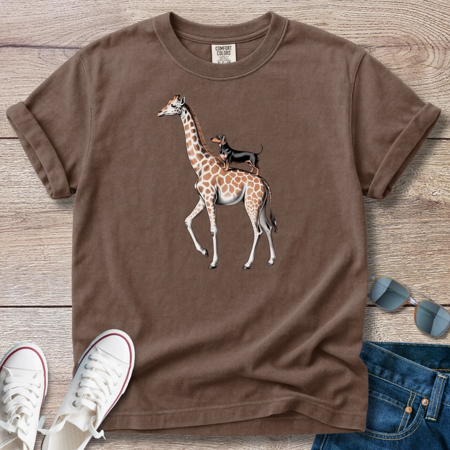 My Giraffe Dachshund T-Shirt