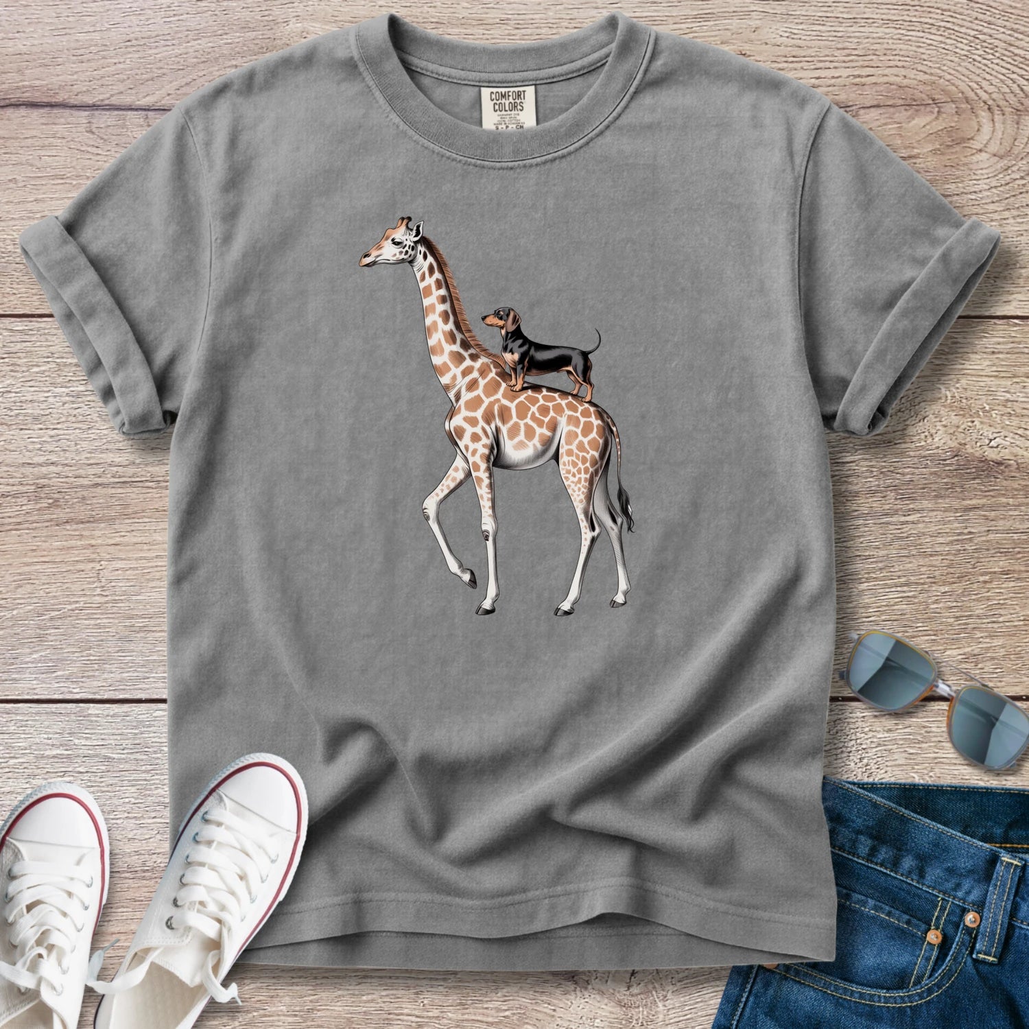 My Giraffe Dachshund T-Shirt