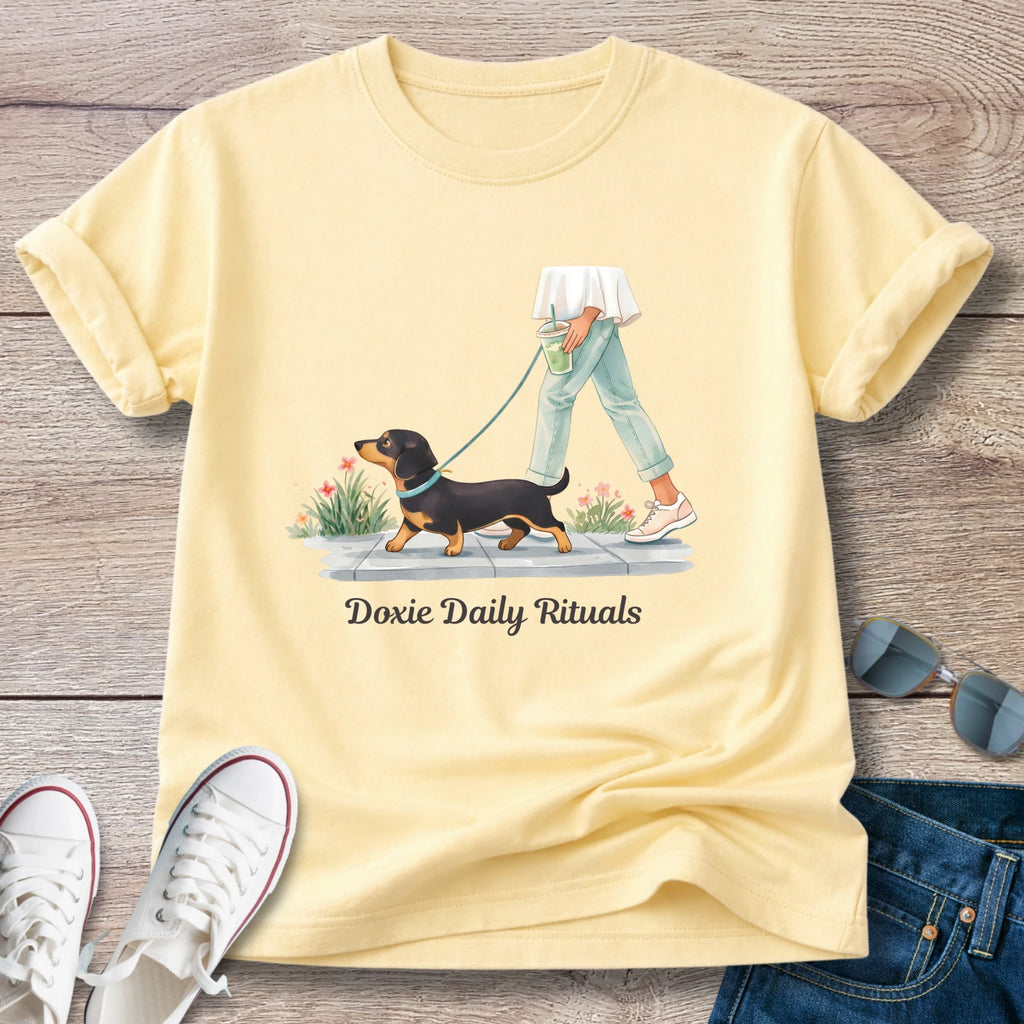 Dachshund Daily Rituals T-Shirt