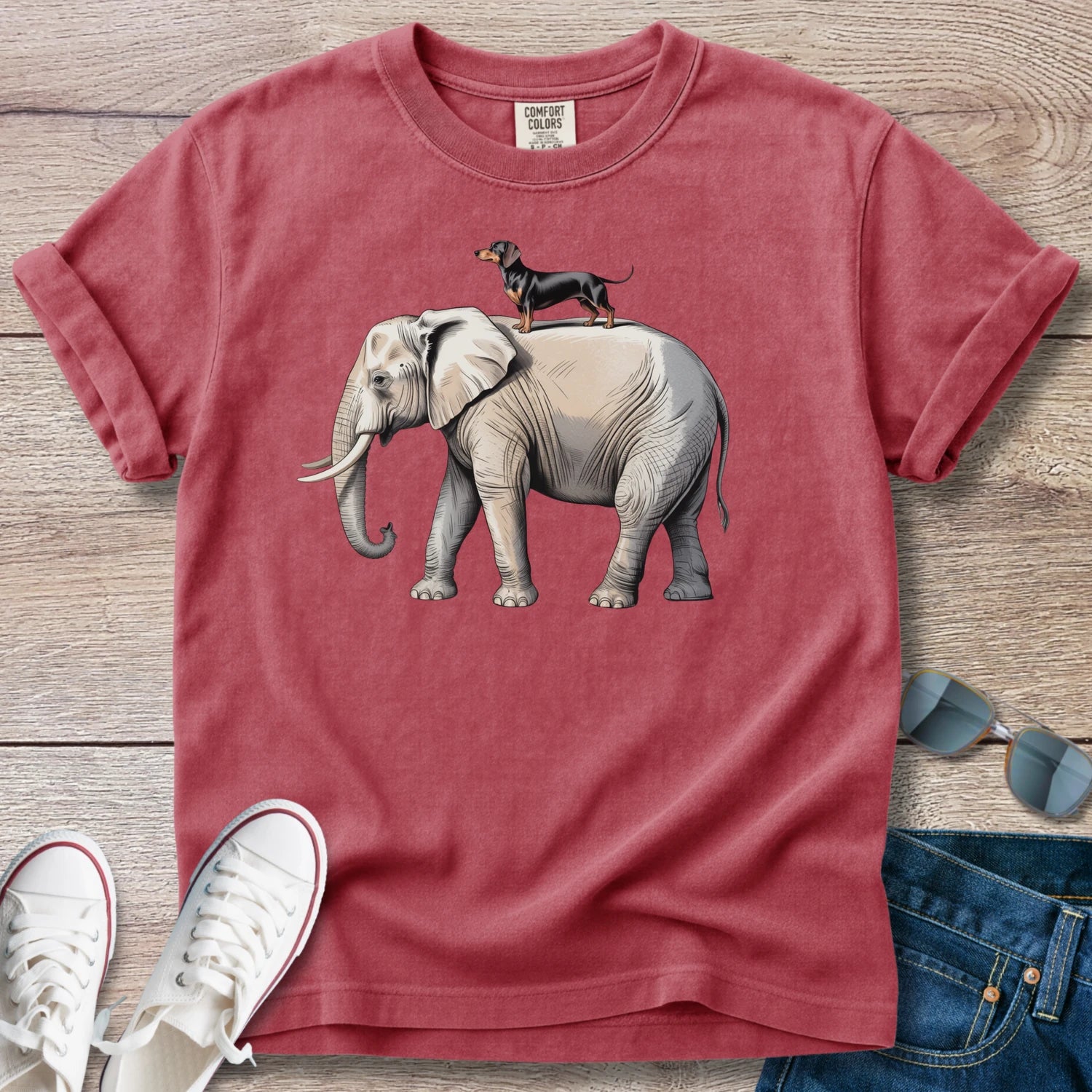 Doxie's Pet Elephant