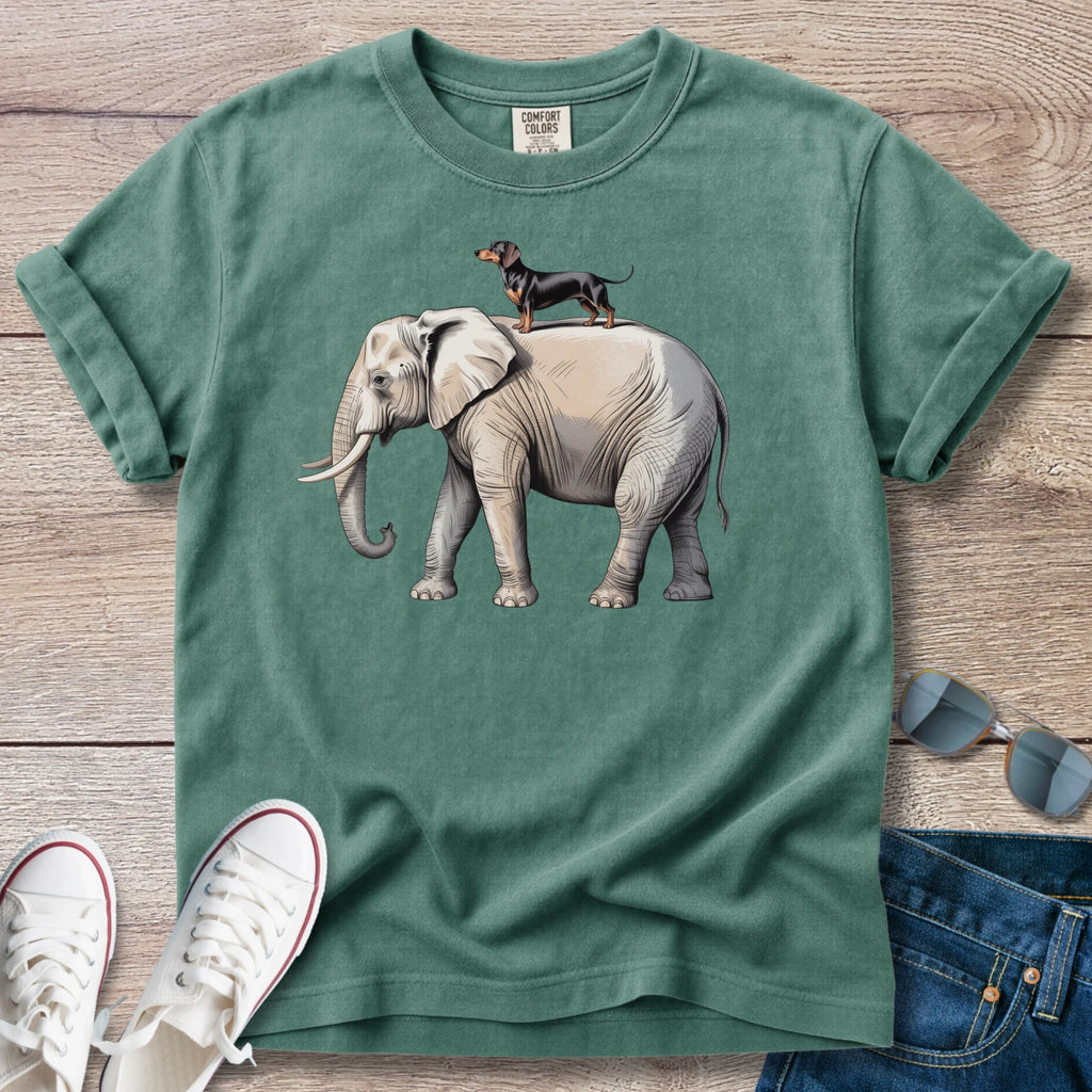 Doxie's Pet Elephant
