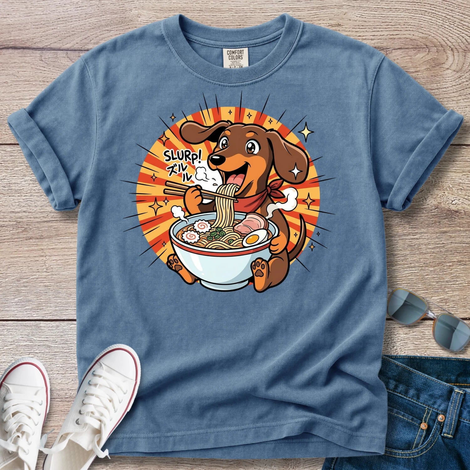 Doxie Raman "Slurp" T-Shirt