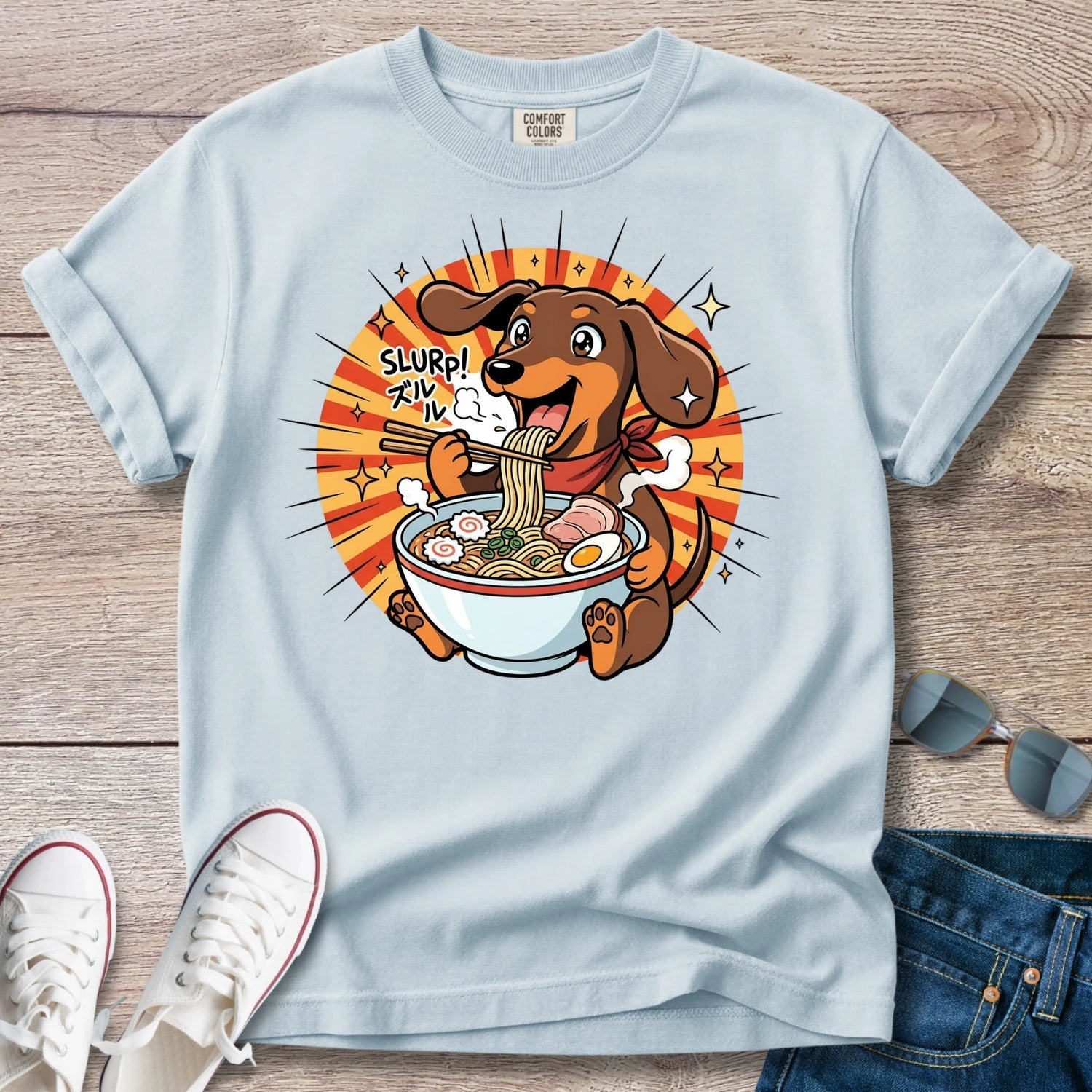 Doxie Raman "Slurp" T-Shirt