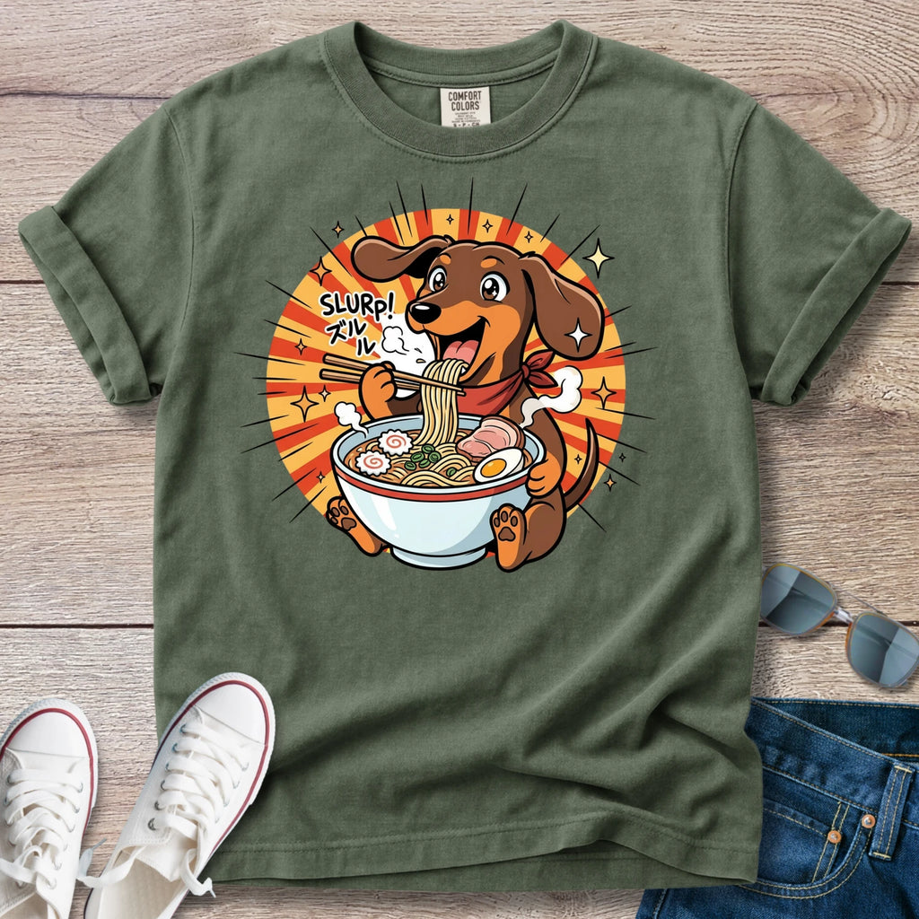Doxie Raman "Slurp" T-Shirt