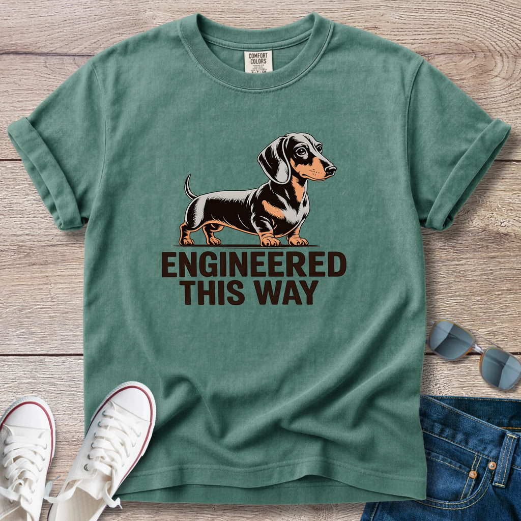 Engineered This Way Dachshund T-Shirt