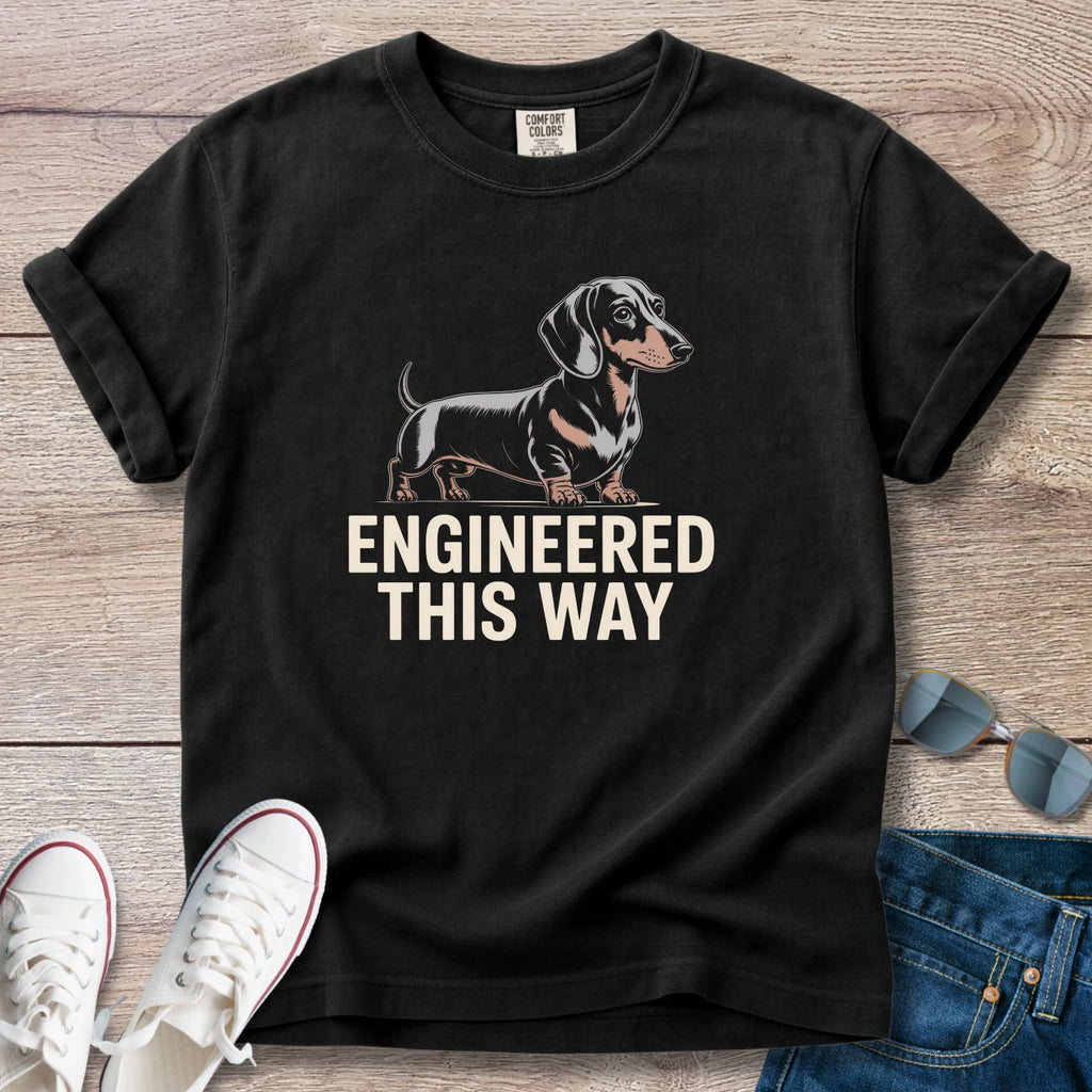 Engineered This Way Dachshund T-Shirt