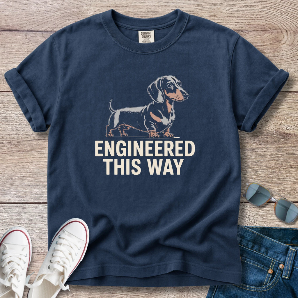 Engineered This Way Dachshund T-Shirt
