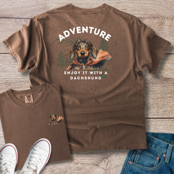 Adventure "Enjoy It With a Dachshund" T-Shirt