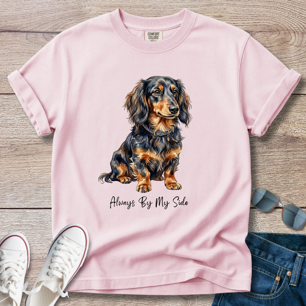 Always By My Side Dachshund T-Shirt