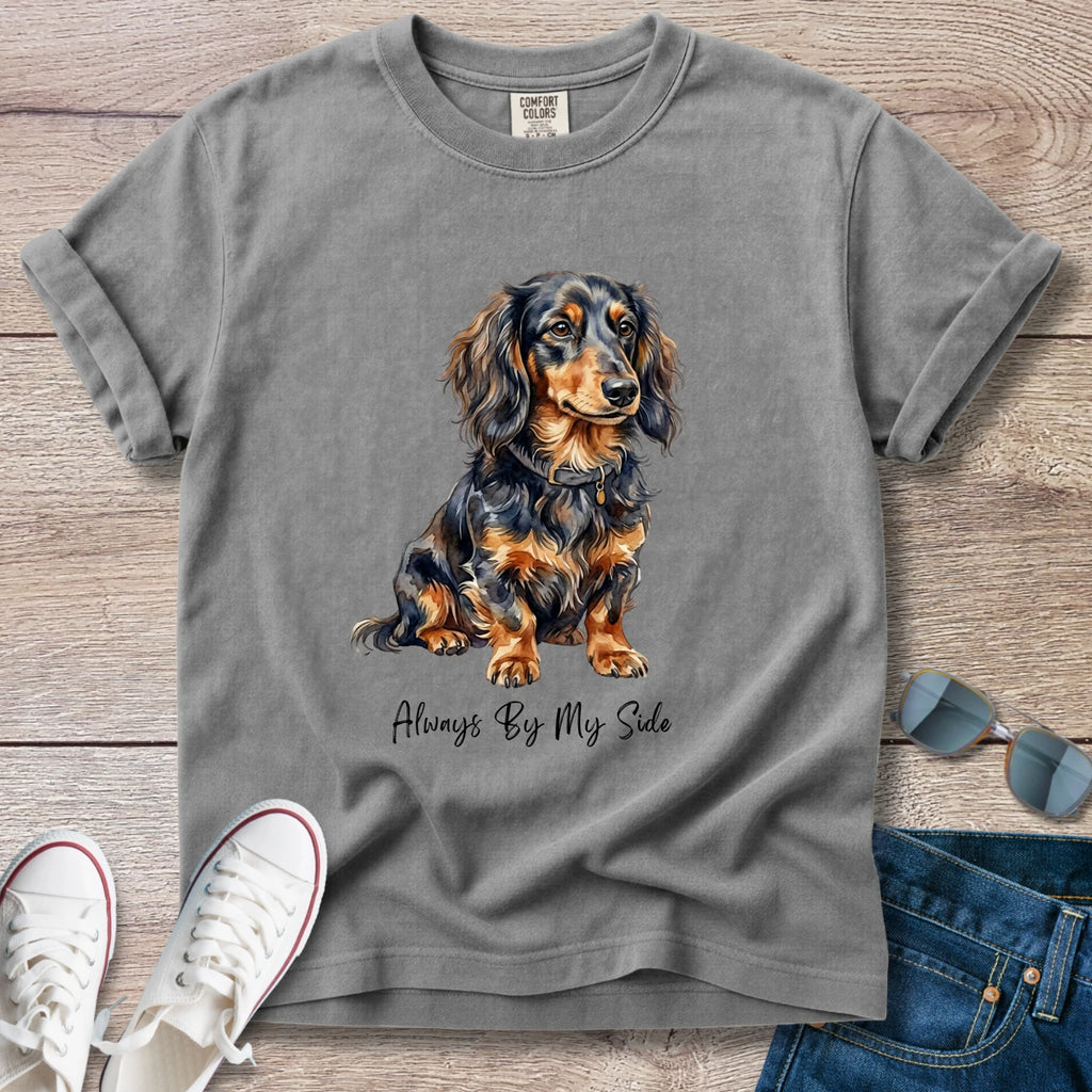 Always By My Side Dachshund T-Shirt
