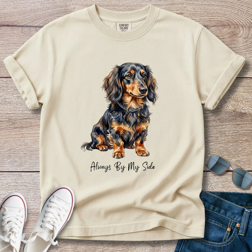 Always By My Side Dachshund T-Shirt