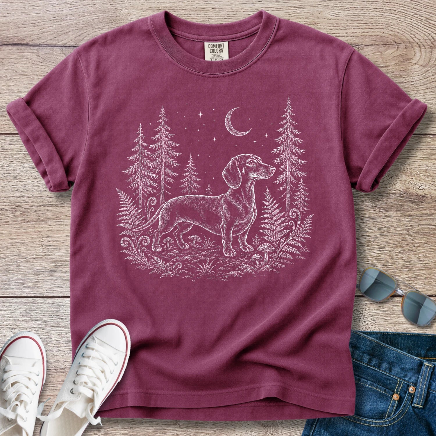 Forest Walks- Dachshund T-Shirt