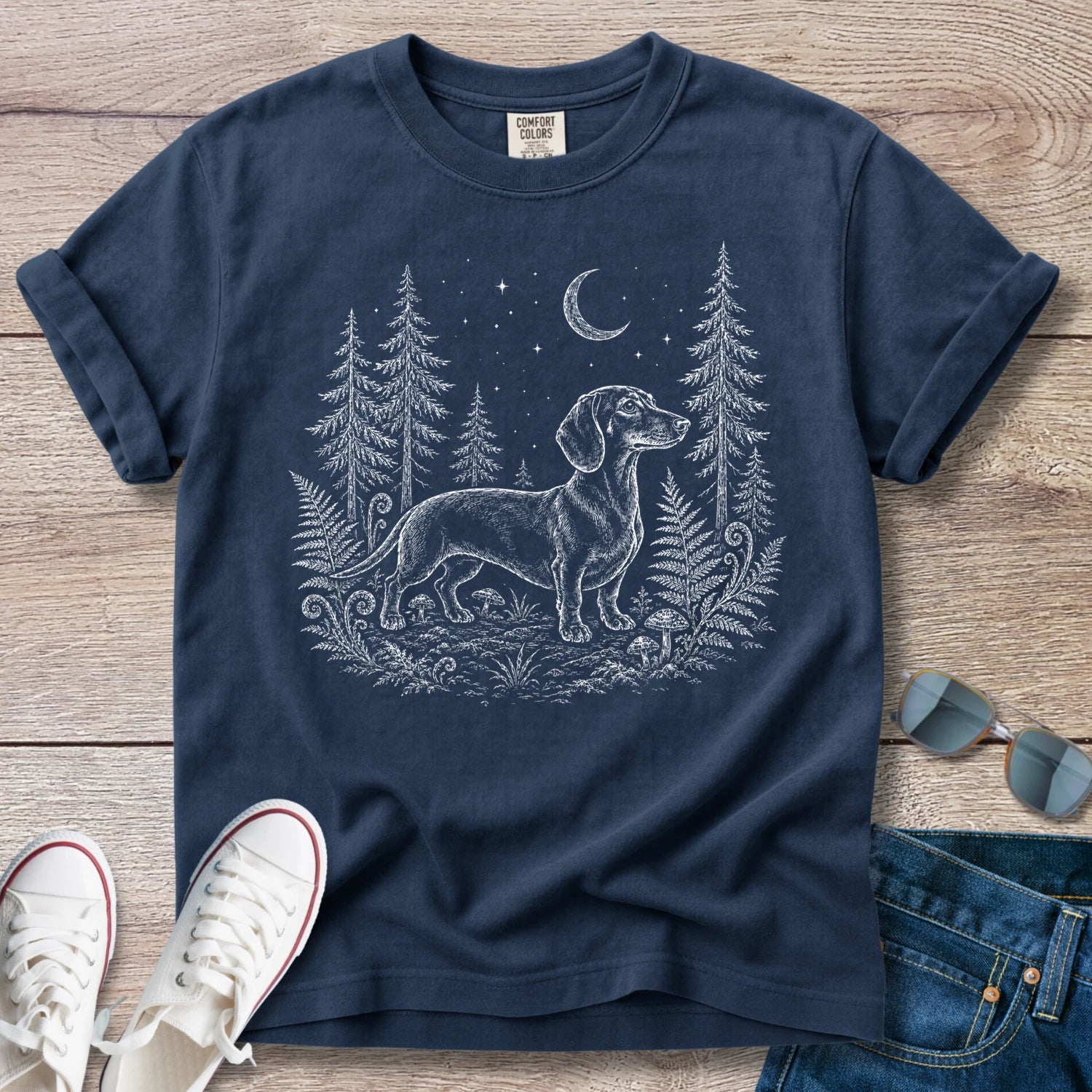 Forest Walks- Dachshund T-Shirt