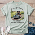 Dachshund Greetings from England T-Shirt