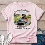 Dachshund Greetings from England T-Shirt
