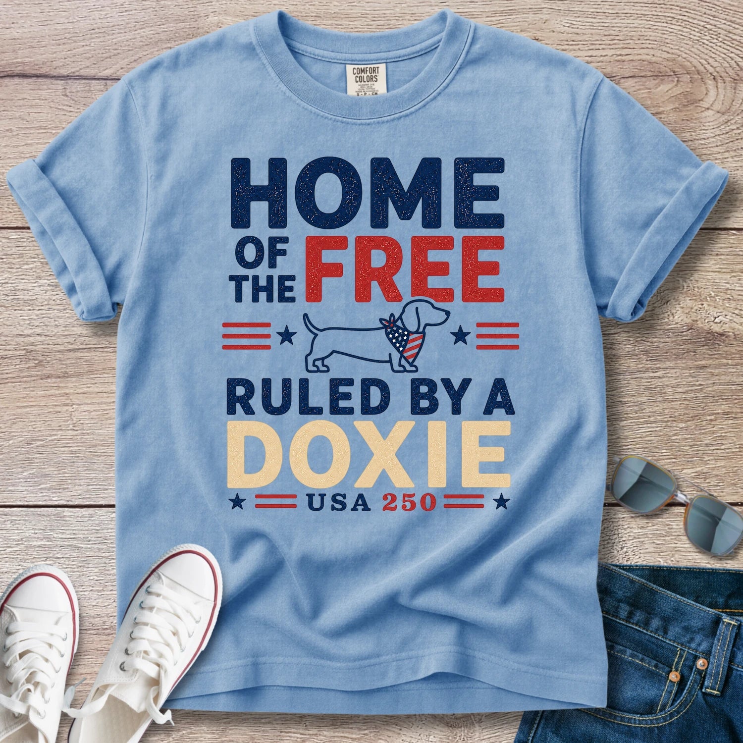 Home of the Free - Dachshund T-Shirt
