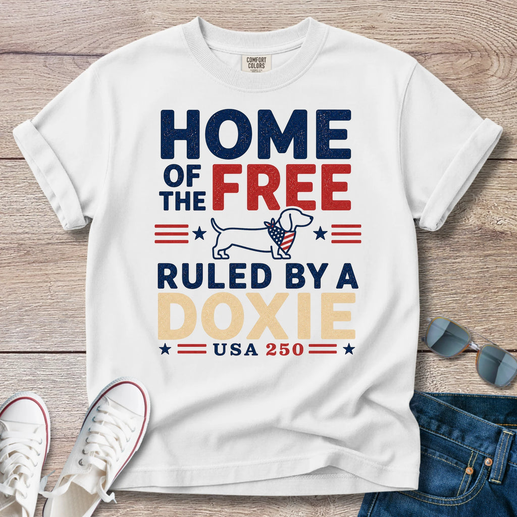 Home of the Free - Dachshund T-Shirt