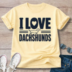 I Love Dachshunds - Dachshund T-Shirt
