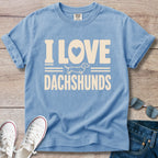 I Love Dachshunds - Dachshund T-Shirt