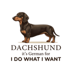 Dachshund I Do What I Want T-Shirt