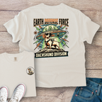 Dachshund Division T‑Shirt — "Earth Defense Force"