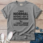 I Was Normal Before I Got a Dachshund T-Shirt